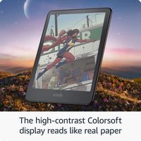 Amazon - Kindle Colorsoft Signature Edition (32 GB) - 2024 - Metallic Black - Angle