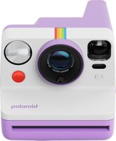 Polaroid - Now Gen 3 Instant Camera + Color Film Bundle (8 Photos) - Purple - Angle