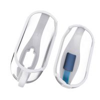 Spigen - Crystal Hybrid Case for Apple AirPods  4 - Jet White - Angle