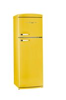 Unique Appliances - Classic Retro 11 cu.ft. Top Freezer Refrigerator - Canary Yellow - Angle