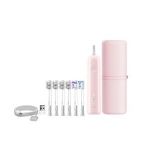 Laifen - Wave Toothbrush - ABS Plastic + Case - Pink - Angle