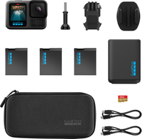 GoPro - HERO13 Black Extended Power Bundle - Black - Angle