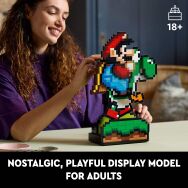 LEGO - Super Mario Super Mario World: Mario & Yoshi Nintendo Figure 71438 - Angle