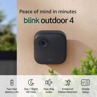 Blink - Add On Outdoor 4 Wireless 1080p Security Camera with Up to Two-year Battery Life (Sync Mo... - Angle