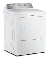 Maytag - 7.0 Cu. Ft. Electric Dryer with Extra Power and Pet Pro Option - White - Angle