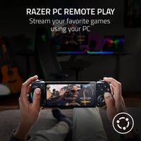 Razer - Kishi Ultra USB C Gaming Controller for Android, iPhone, and iPad Mini - Black - Angle