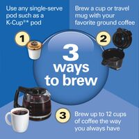 Hamilton Beach - FlexBrew Trio Coffee Maker - Black - Angle