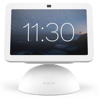 Made for Amazon Battery Base for Echo Show 8 (3rd Gen, 2023 release) - White - Angle