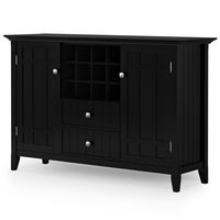 Bedford Sideboard Buffet and Wine Rack - Angle