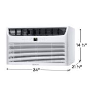 Frigidaire - 230V 10,000 BTU 450 Sq. Ft. In Wall Air Conditioner with Remote - White - Angle