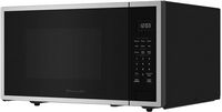 KitchenAid - 2.2 Cu. Ft. Countertop Microwave - Stainless Steel - Angle