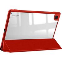 SaharaCase - Folio Case for Samsung Galaxy Tab A8 - Red - Angle