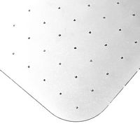 Floortex - Rectangular APET Chair Mat for Carpets 36 x 48 inches - Clear - Angle