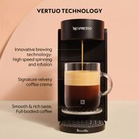 Nespresso - Vertuo UP Espresso Machine Bundle by Breville - Black - Angle