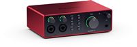 Focusrite - Scarlett 4i4 4th Generation Audio Interface - Red - Angle