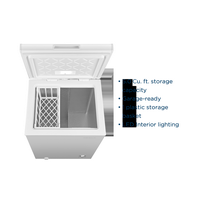 Insignia™ - 5 Cu. Ft. Garage-Ready Chest Freezer - White - Angle