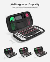 tomtoc - Carrying Case for Nintendo Switch/OLED Model, Protective Hard Portable  Carry Travel Cas... - Angle