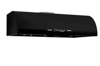 Unique Appliances - 36 inches - Externally Vented - Under cabinet Range Hood - Midnight Black - Angle