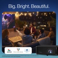 Epson - Lifestudio Pop Plus 4K PRO-UHD Portable Smart Projector, Sound by Bose, 700 Lumens Color ... - Angle
