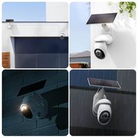 TP-Link - Tapo Wireless Pan-Tilt Security 4K Ultra Camera, 360° Coverage, with Solar, IP65 Weathe... - Angle