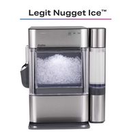GE Profile - Opal 2.0 Ultra Nugget Ice Maker with Side Tank and Scale Inhibiting Filter - Stainle... - Angle