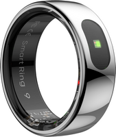IMIKI - Smart Ring – Waterproof Fitness Tracker w/ Health & Sleep Monitoring, Touch Function – Si... - Angle