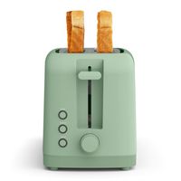 Bella - Fits-anywhere Kitchenware: 4-Slice Slim Toaster with Long Wide Slots - Seaglass - Angle