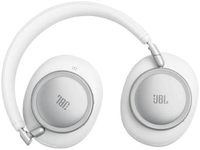 JBL - Live 780NC Over Ear Noise Cancelling Wireless Headphones - White - Angle