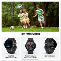 Garmin - Bounce 2 GPS Kids Smartwatch 43mm Fiber-reinforced polymer - Slate Gray - (2025) - Angle