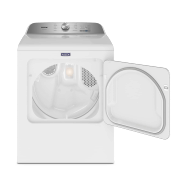 Maytag - 7.0 Cu. Ft. Electric Dryer with Steam and Pet Pro System - White - Angle