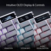 ASUS - ROG Azoth 75% Wireless Mechanical Gaming Keyboard with Hot-Swappable ROG NX Snow Switches ... - Angle