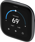 Aqara - Smart Thermostat W200 with Apple Adaptive Temperature, Clean Energy Guidance, Matter Hub,... - Angle