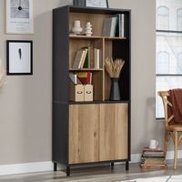 Sauder - Acadia Way Library Bookcase - Black - Angle