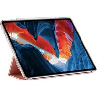 SaharaCase - ESR Folio Case for Apple iPad Pro 12.9 (4th, 5th, and 6th Gen 2020-2022) - Rose Gold - Angle