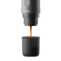 Outin - Nano Portable Electric Espresso Machine Single Serve Coffee Maker - Space Grey - Angle
