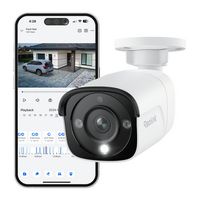 Reolink - 8-Channel, 4 - Bullet Camera Indoor/Outdoor 4K+ 12MP PoE 2TB NVR Security Surveillance ... - Angle