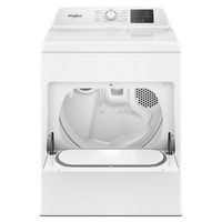 Whirlpool - 7.0 Cu. Ft. Gas Dryer with AutoSensing and Wrinkle Shield option - White - Angle
