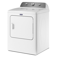Maytag - 7.0 Cu. Ft. Gas Dryer with Wrinkle Prevent - White - Angle