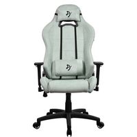 Arozzi - Torretta Soft Fabric Gaming Chair - Pearl Green - Angle