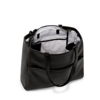 TUMI - Voyageur Vail Large Tote - Black /GunMetal - Angle