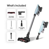 Tineco - GO Pet Cordless Stick Vacuum (GO303) - Powder Blue - Angle