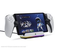 PowerA Charging Station for PlayStation Portal Remote Player with Lumectra - White - Angle