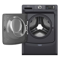 Maytag - 5.0 Cu. Ft. High-Efficiency Smart Front Load Washer with Steam and Pet Pro System - Midn... - Angle