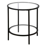 Camden&Wells - Laurita Side Table - Obsidian - Angle