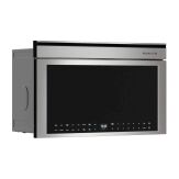 KitchenAid - Built-In More-in-One Convection Microwave Oven - Stainless Steel - Angle