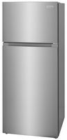 Frigidaire - 16.0 Cu. Ft. Top Freezer Refrigerator - Stainless Steel - Angle