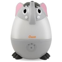 CRANE - Mini Elephant 0.5 Gallon Cool Mist Humidifier - Gray - Angle