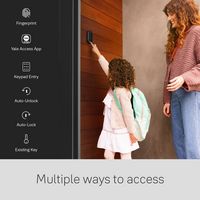 Yale - Approach -Apartment  Smart Lock Wi-Fi Deadbolt with Keypad Access - Silver - Angle