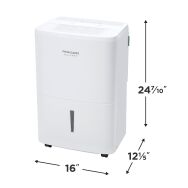 Frigidaire - 50 Pint Smart Dehumidifier - White - Angle