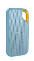 SanDisk - Extreme Portable 4TB External USB-C NVMe SSD - Sky Blue - Angle